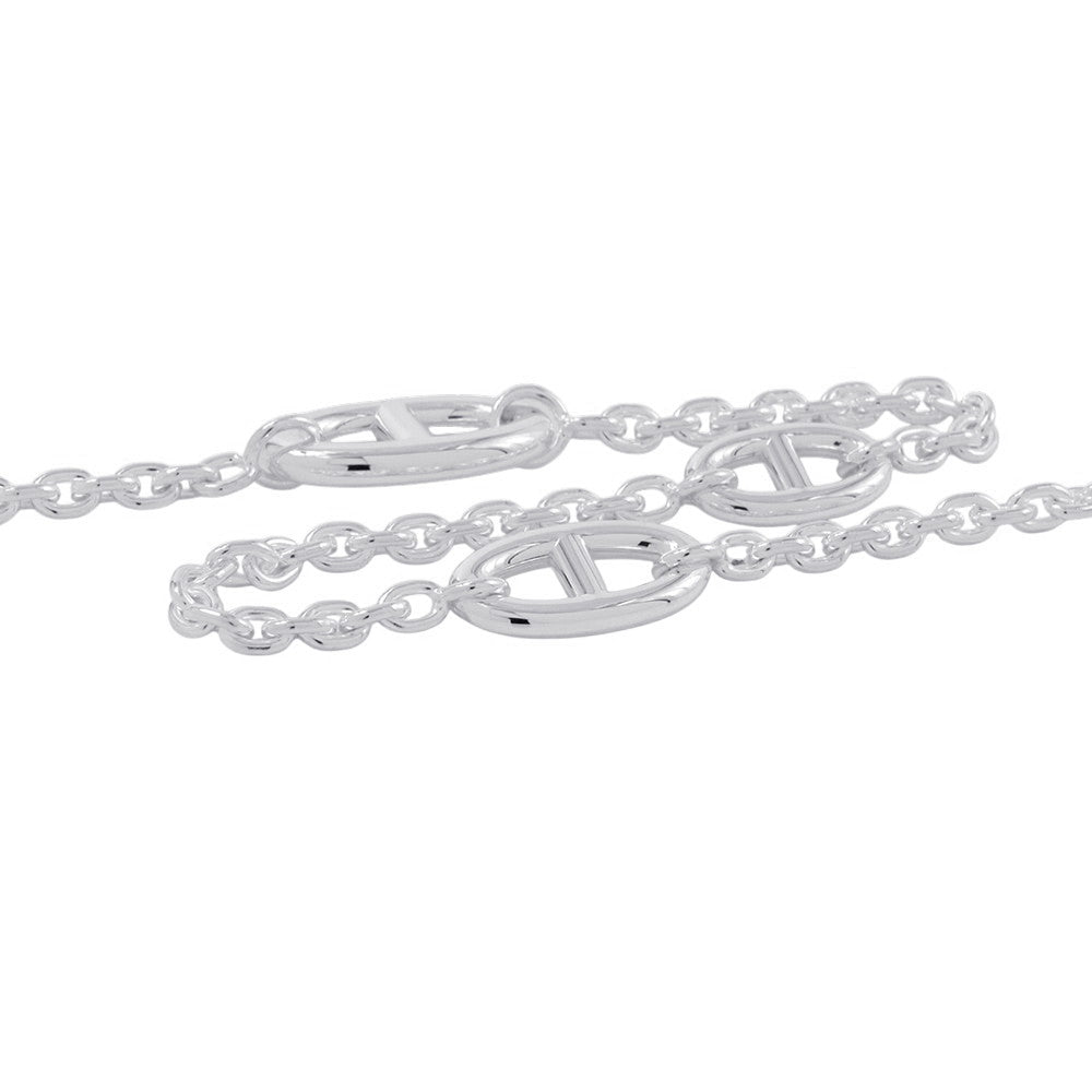 HERMES Chaine d'Ancre Farandole Necklace Size 160 SV925
