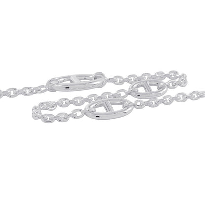 HERMES Chaine d'Ancre Farandole Necklace Size 160 SV925