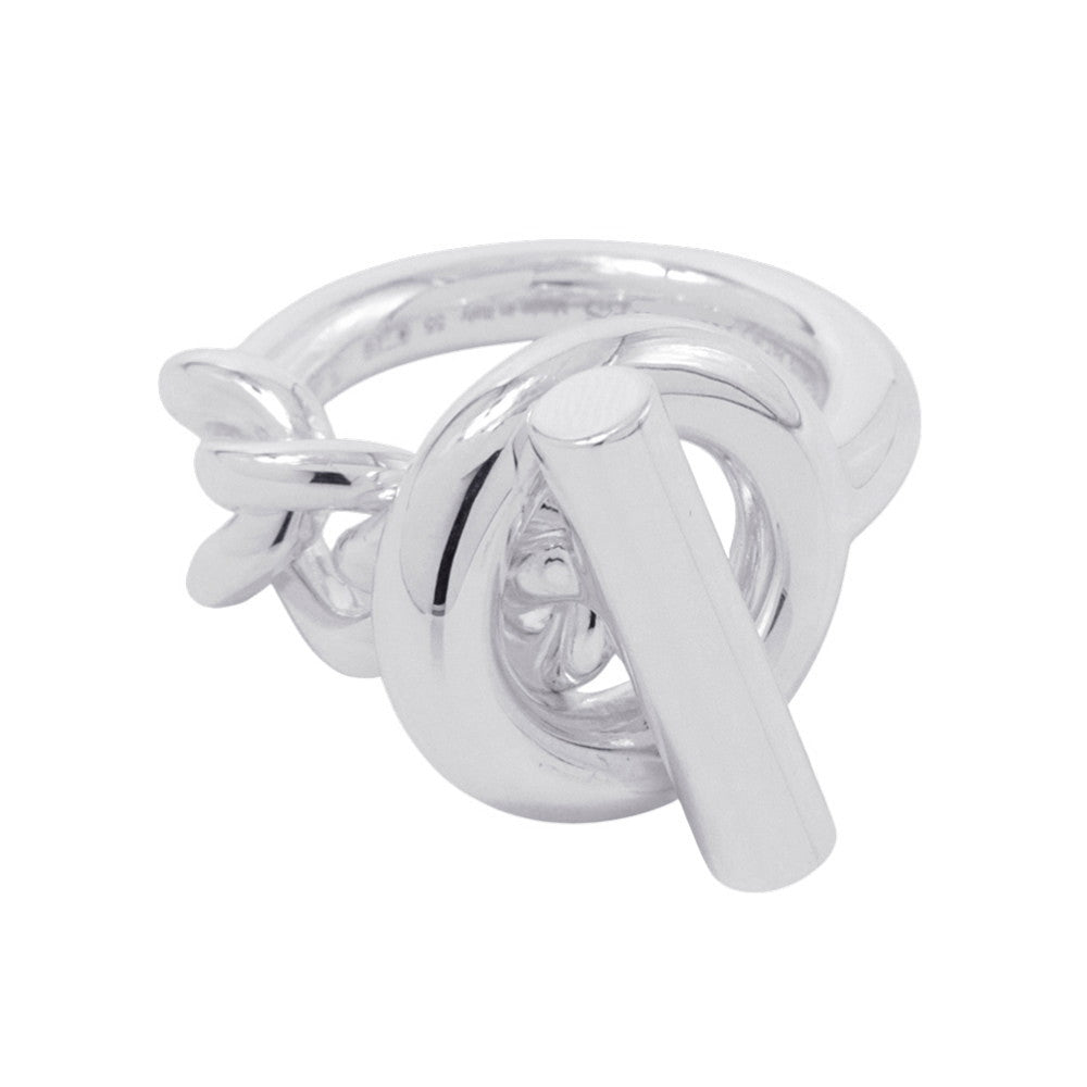 HERMES Croisette Ring Size GM/55/#15 SV925