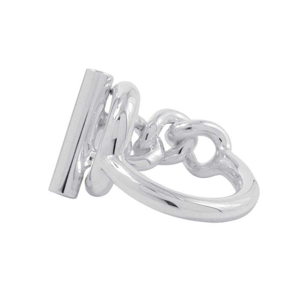 HERMES Croisette Ring Size GM/55/#15 SV925