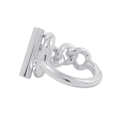 HERMES Croisette Ring Size GM/55/#15 SV925