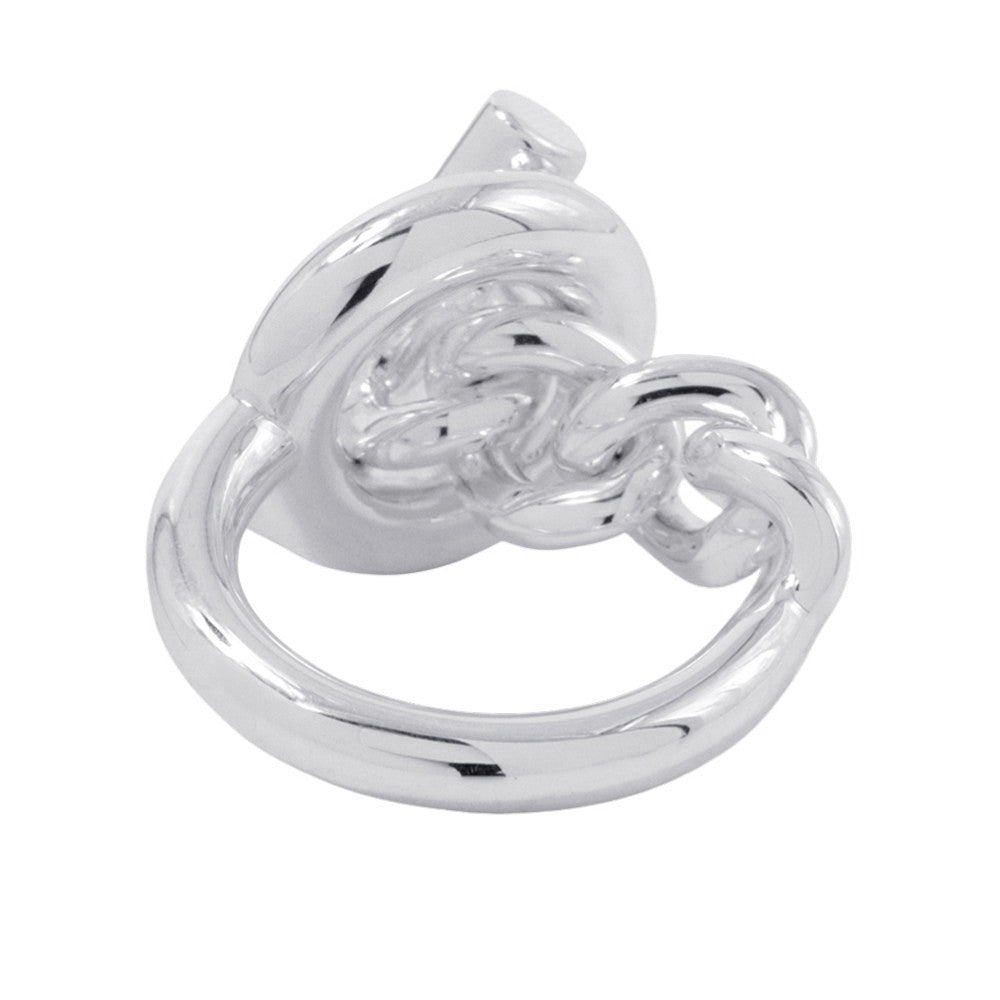 HERMES Croisette Ring Size GM/55/#15 SV925