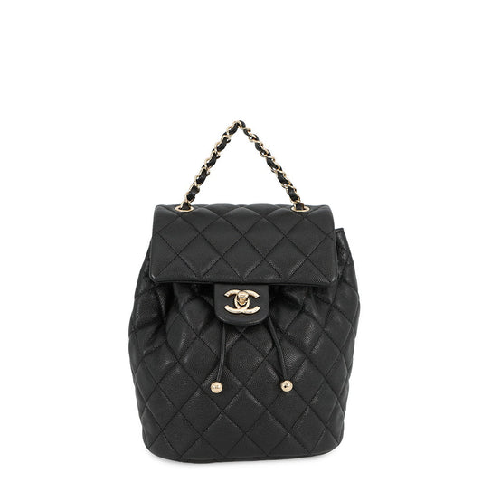 CHANEL Matelasse Backpack BlackAS4058 Caviar Leather