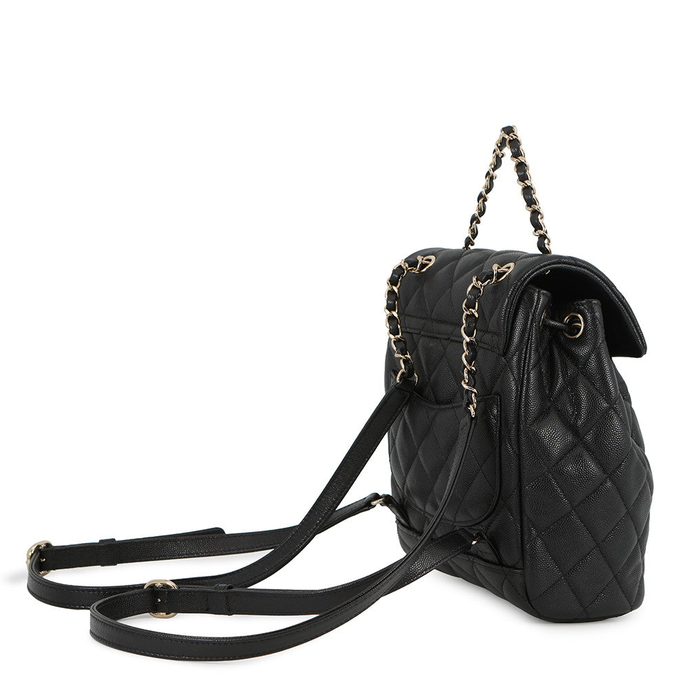 CHANEL Matelasse Backpack BlackAS4058 Caviar Leather
