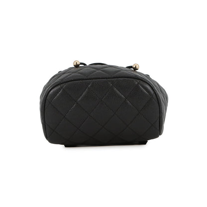 CHANEL Matelasse Backpack BlackAS4058 Caviar Leather