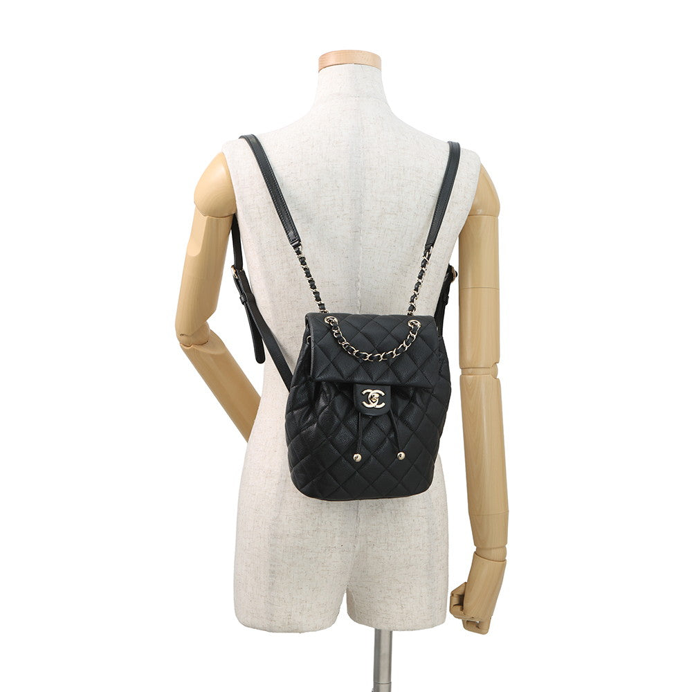 CHANEL Matelasse Backpack BlackAS4058 Caviar Leather