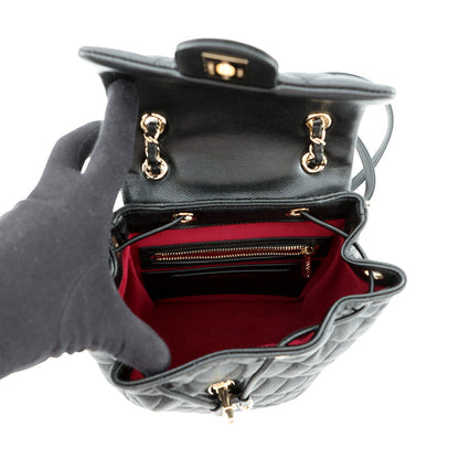 CHANEL Matelasse Backpack BlackAS4058 Caviar Leather