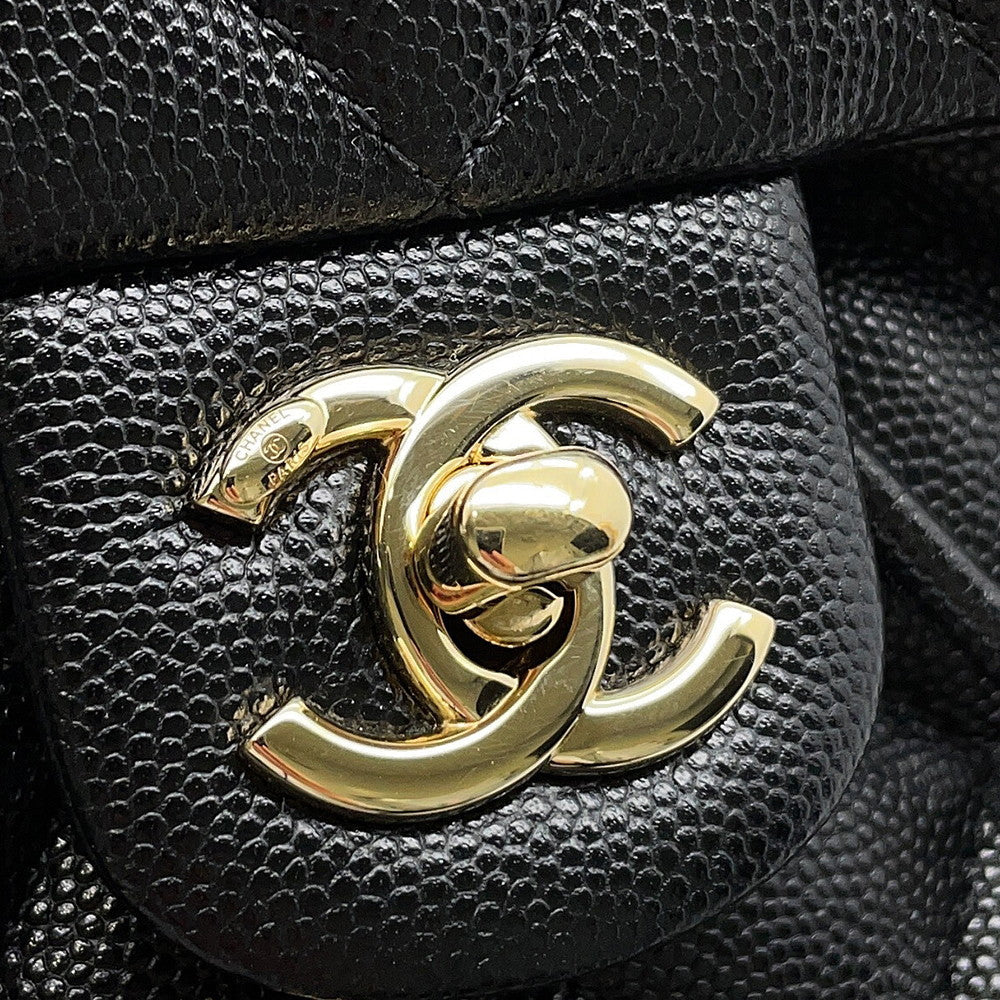 CHANEL Matelasse Backpack BlackAS4058 Caviar Leather