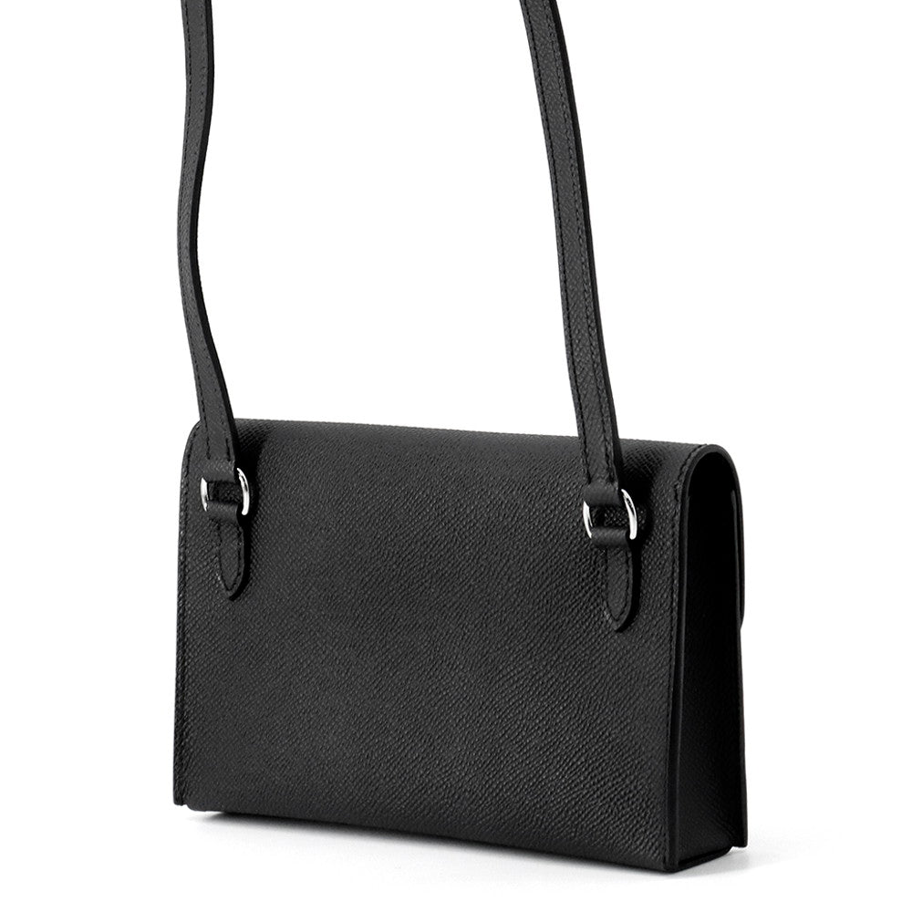HERMES Nap to Go Black Epsom