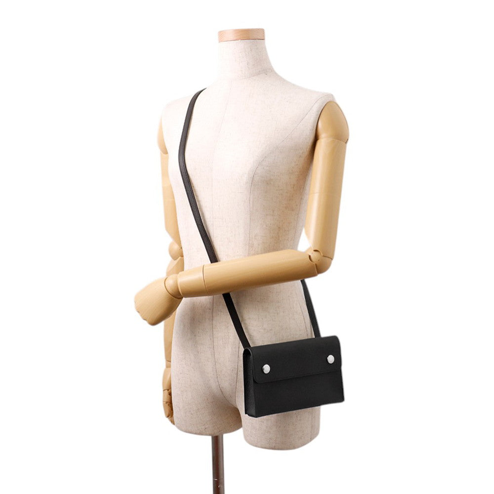 HERMES Nap to Go Black Epsom