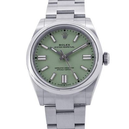 ROLEX Oyster Perpetual W41mm Stainless Steel pistachio Dial134300