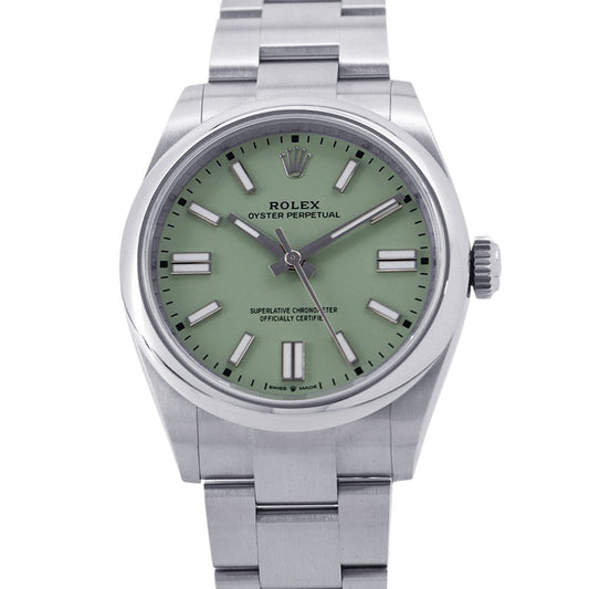 ROLEX Oyster Perpetual W41mm Stainless Steel pistachio Dial134300