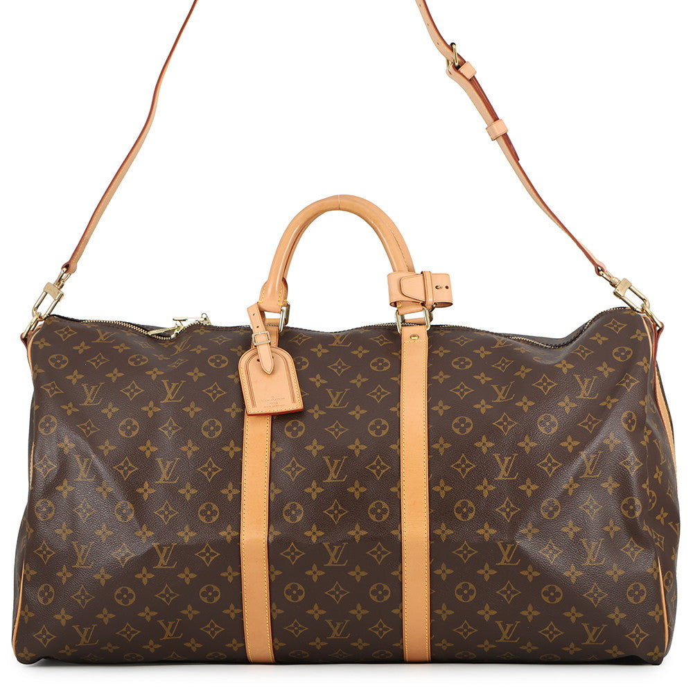 LOUIS VUITTON Keepall Bandouliere BrownM41412 Monogram Size 60