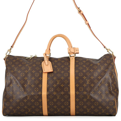 LOUIS VUITTON Keepall Bandouliere BrownM41412 Monogram Size 60