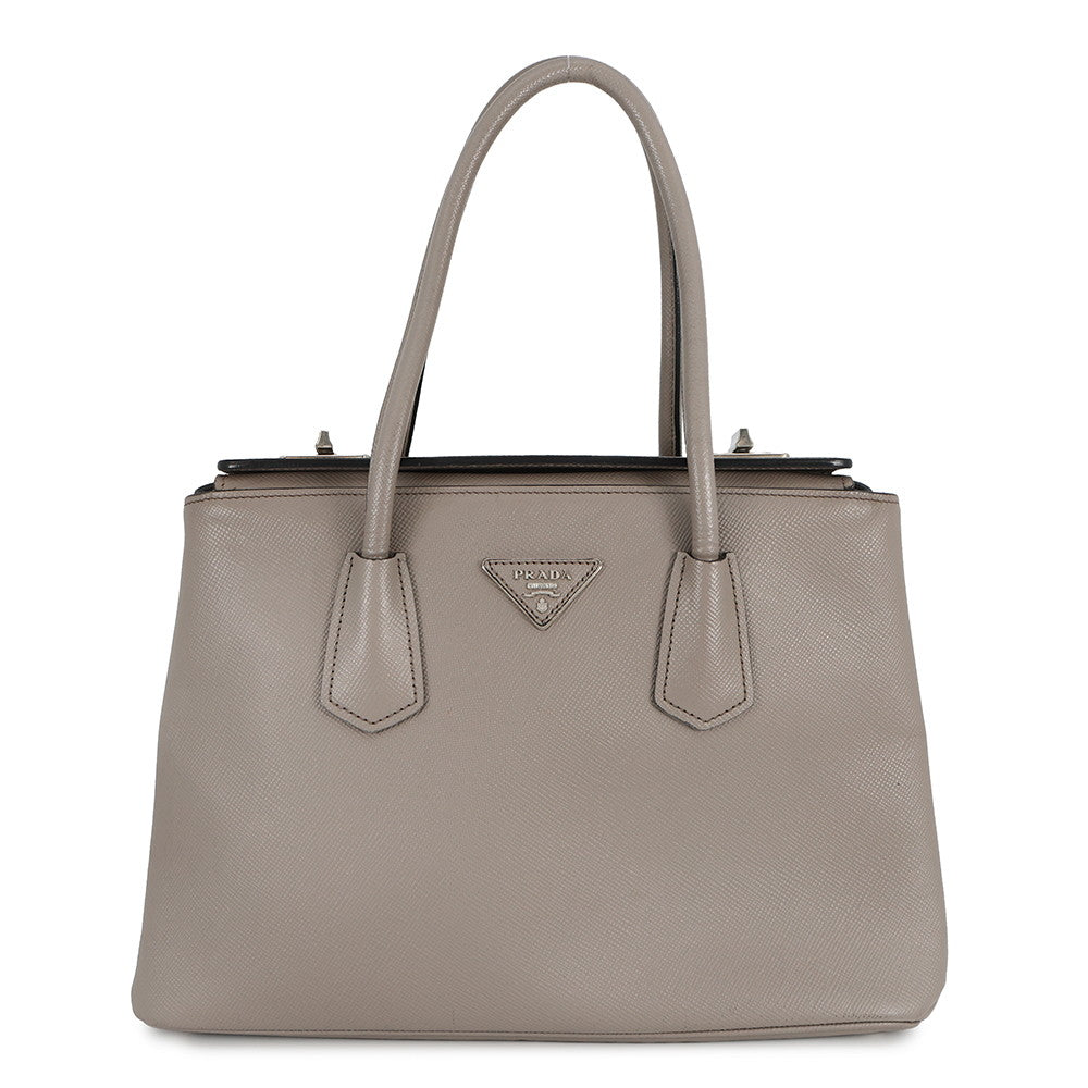PRADA Saffiano Leather Handbag GrayBN2823 Saffiano LeatherLeather