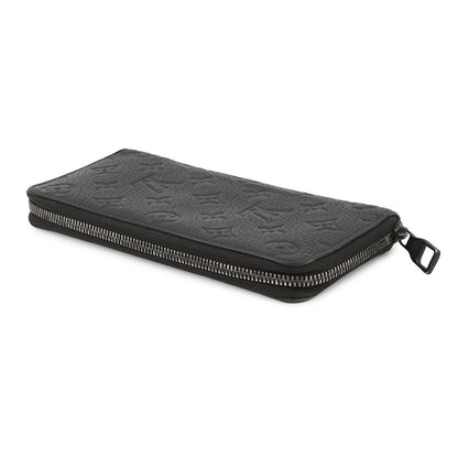 LOUIS VUITTON Zippy wallet Vertical NoirM69047 Taurillon Leather/Monogram・Pattern