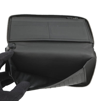 LOUIS VUITTON Zippy wallet Vertical NoirM69047 Taurillon Leather/Monogram・Pattern