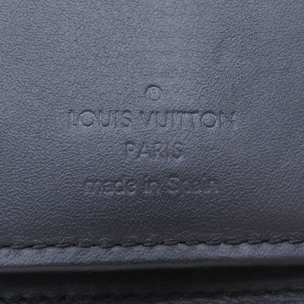 LOUIS VUITTON Zippy wallet Vertical NoirM69047 Taurillon Leather/Monogram・Pattern