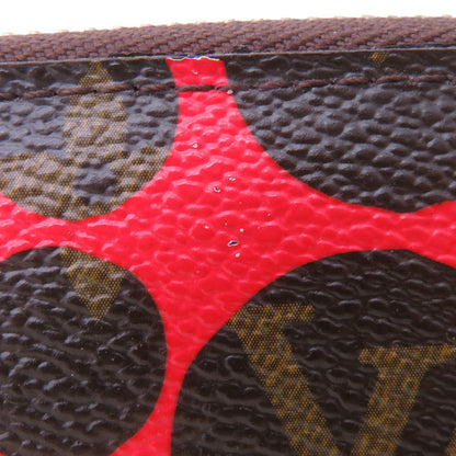 LOUIS VUITTON Zippy Wallet RedM60450 Monogram Pumpkin Dot/Yayoi Kusama