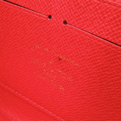 LOUIS VUITTON Zippy Wallet RedM60450 Monogram Pumpkin Dot/Yayoi Kusama