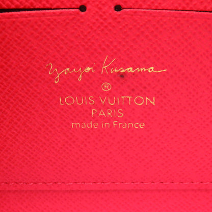 LOUIS VUITTON Zippy Wallet RedM60450 Monogram Pumpkin Dot/Yayoi Kusama