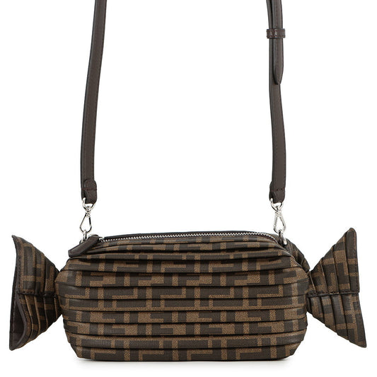 FENDI Candy Camera Bag Brown7AS307 PVC