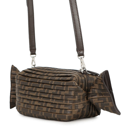 FENDI Candy Camera Bag Brown7AS307 PVC