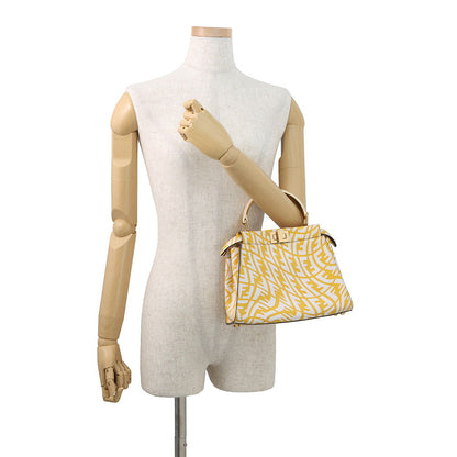 FENDI FF Verdigo Peekaboo Yellow/White8BN244 Leather Size Mini