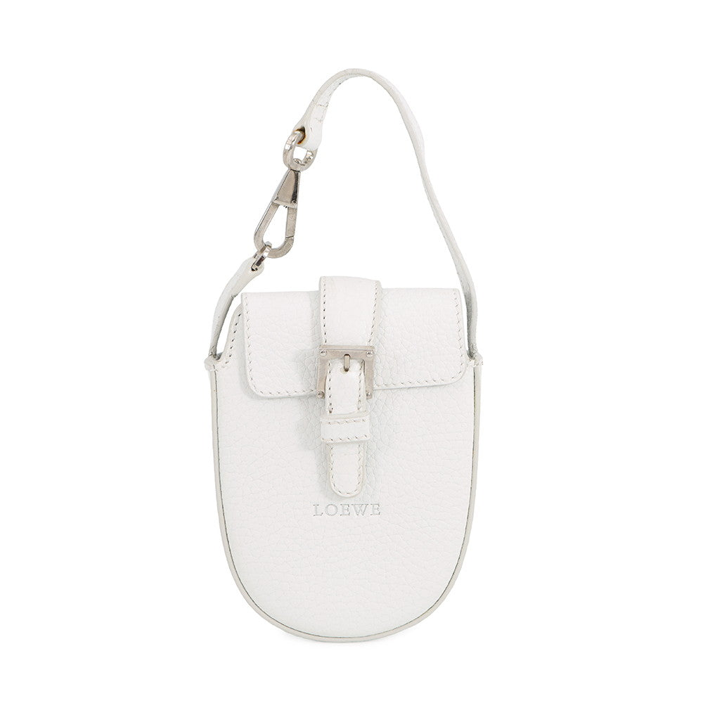 LOEWE Pouch White Leather