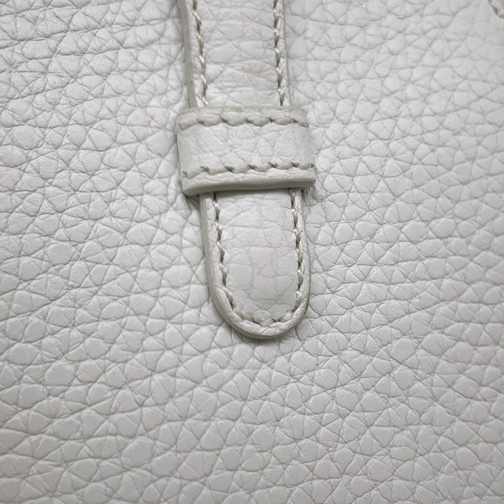 LOEWE Pouch White Leather