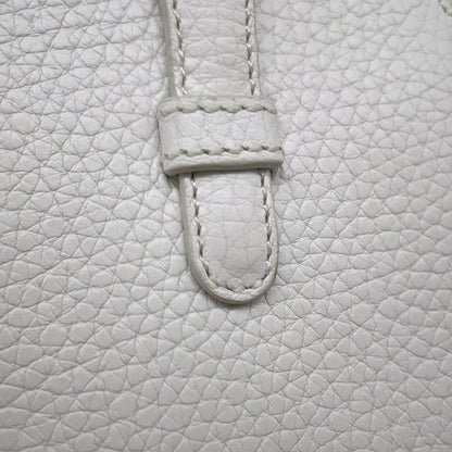 LOEWE Pouch White Leather
