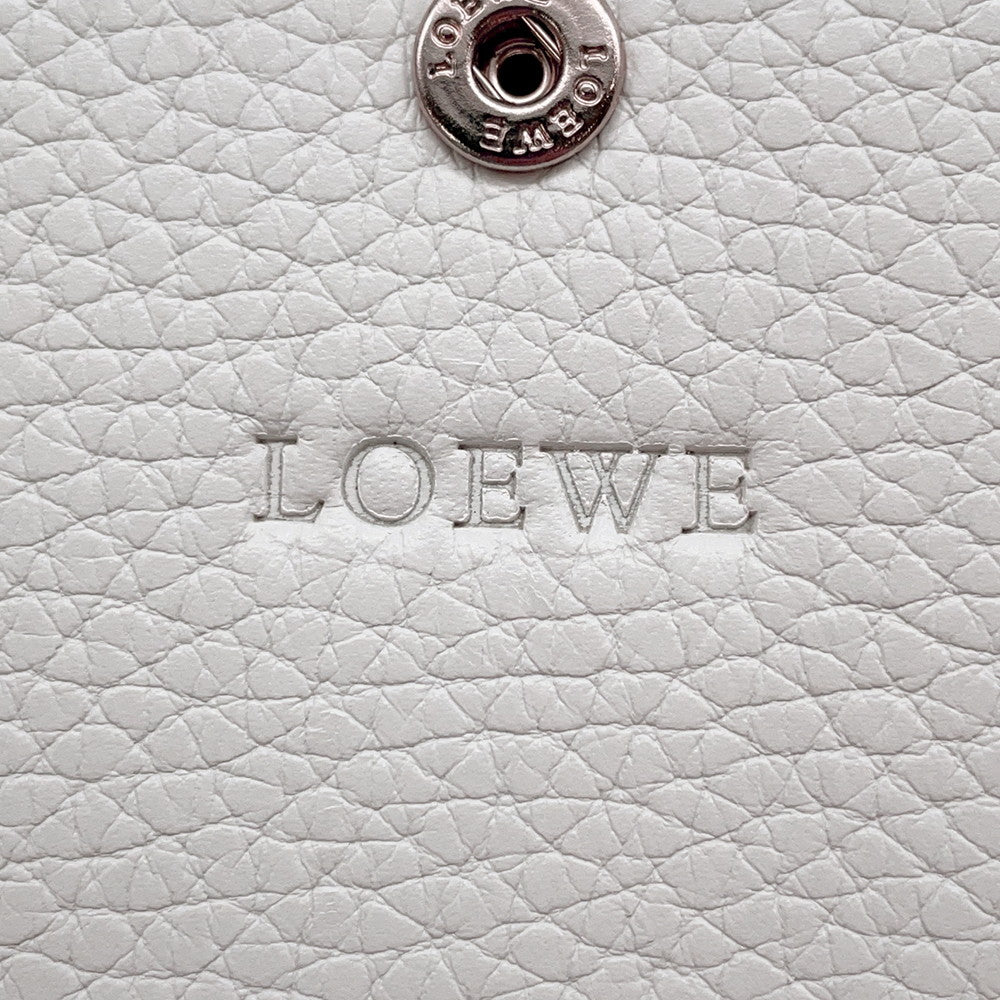 LOEWE Pouch White Leather