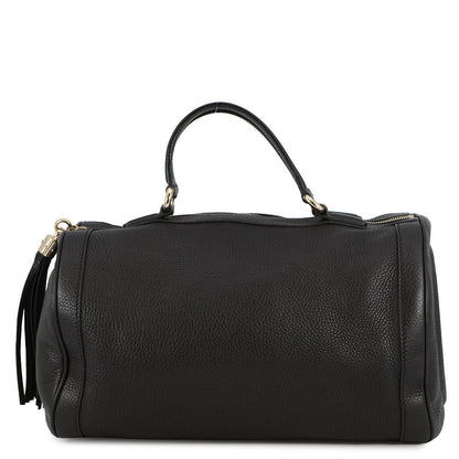 GUCCI Soho Interlocking G Mini Travel Bag Black282302 Leather