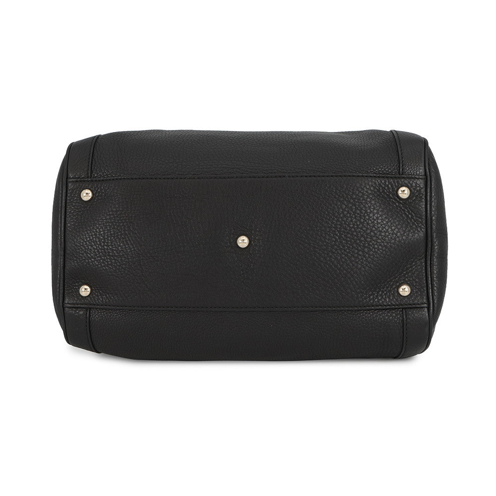 GUCCI Soho Interlocking G Mini Travel Bag Black282302 Leather