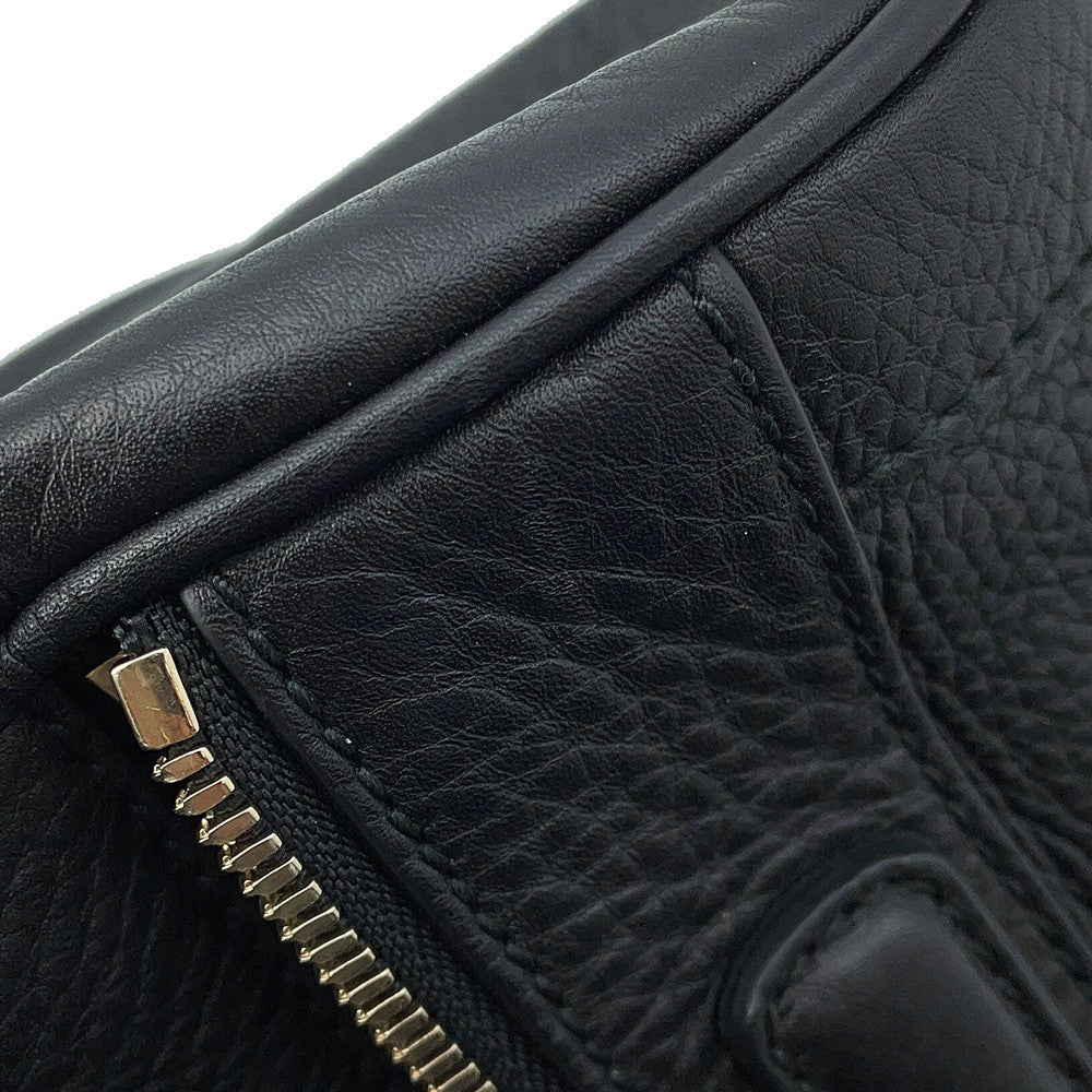 GUCCI Soho Interlocking G Mini Travel Bag Black282302 Leather