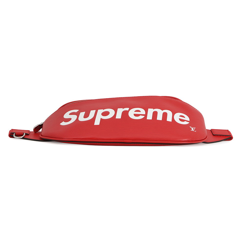 LOUIS VUITTON Bumbag Supreme collaboration RedM53418 Epi Leather Supreme