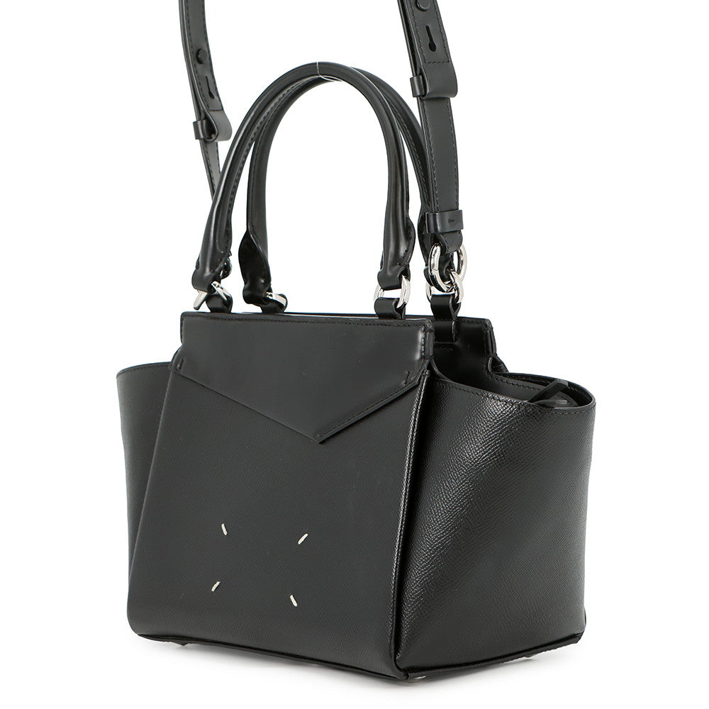 Maison Margiela Maison Margiela Snatched 2-way Tote BlackSB3WD008 Leather