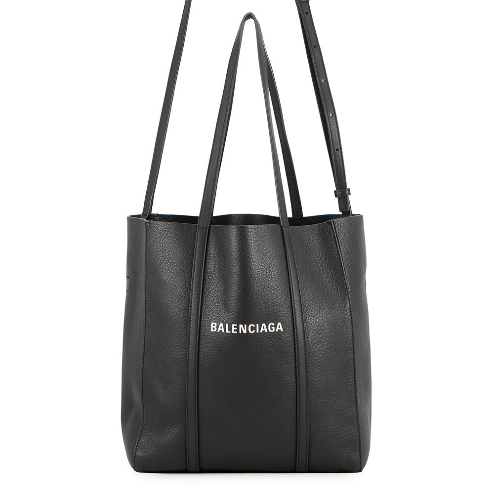BALENCIAGA Everyday Tote Black551810 Leather Size XS