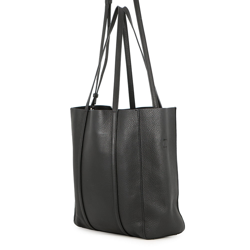 BALENCIAGA Everyday Tote Black551810 Leather Size XS