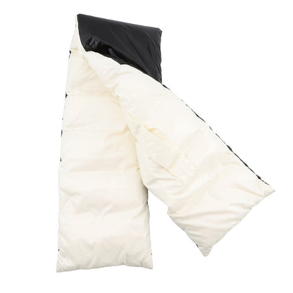 MONCLER SCIARPA Scarf Black/WhiteE20930000900 Nylon100%