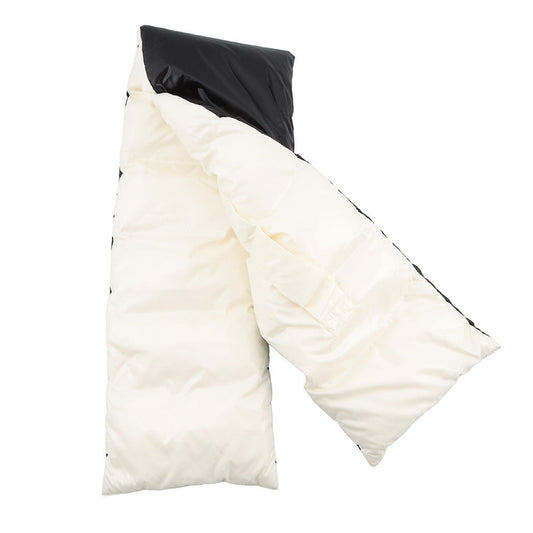 MONCLER SCIARPA Scarf Black/WhiteE20930000900 Nylon100%