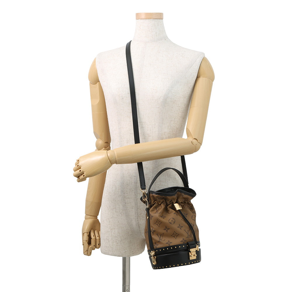 LOUIS VUITTON Petite Noé Trunk NoirM43511 Monogram Reverse Canvas