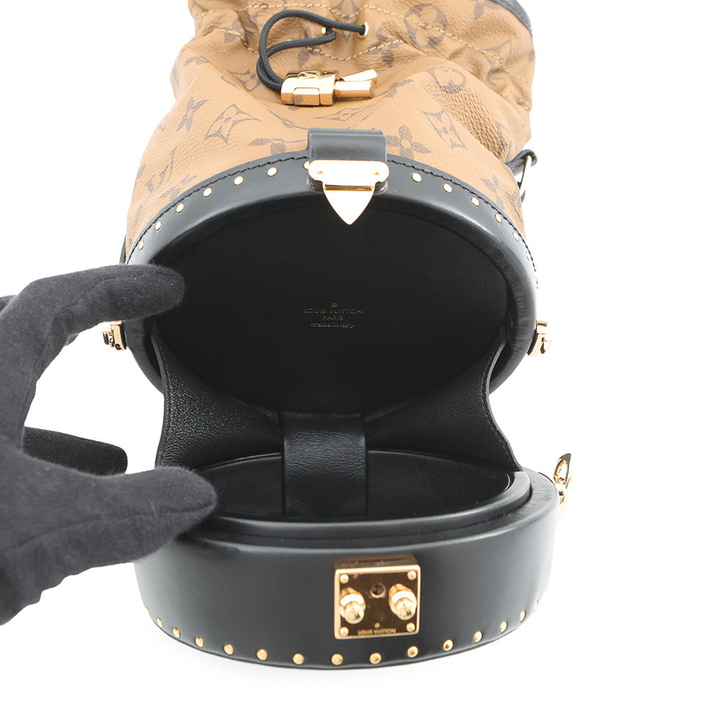 LOUIS VUITTON Petite Noé Trunk NoirM43511 Monogram Reverse Canvas