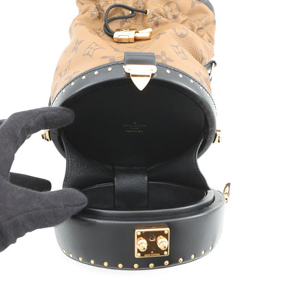 LOUIS VUITTON Petite Noé Trunk NoirM43511 Monogram Reverse Canvas