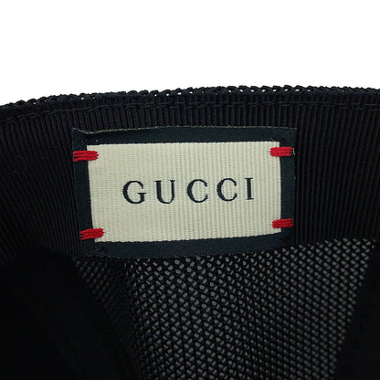 GUCCI GG Psychedelic Baseball Cap Size L Black/Multicolor601253 PVC Mesh