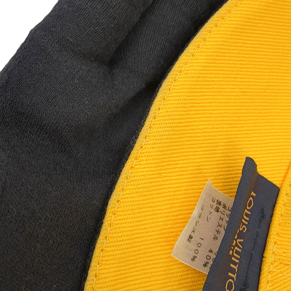 LOUIS VUITTON Hat・MonogramDenim Bucket Hat Size 58 Black/YellowM76208 Cotton60% Polyester40%