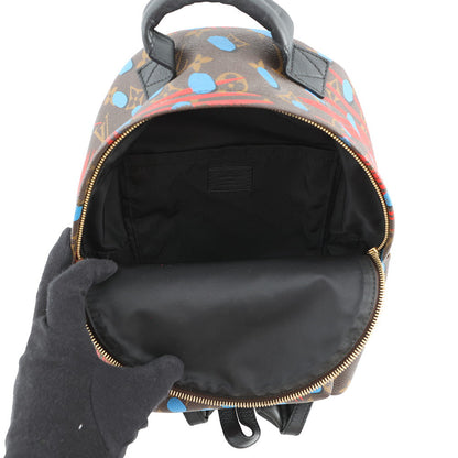 LOUIS VUITTON Palm Springs Backpack Noir/Red/BlueM41980 Monogram / Jungle Dot