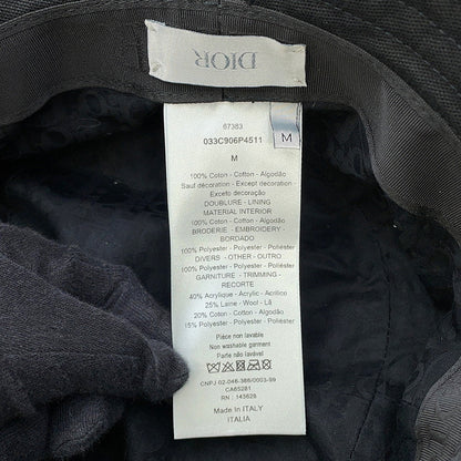 Dior Peter Doig bucket hat Size M Black033C906P4511 Cotton100%