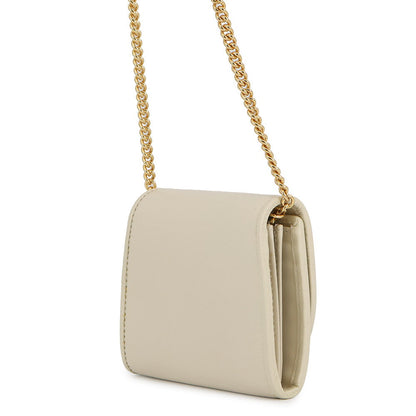 GUCCI Blondie Chain Wallet Off-white725219 Leather
