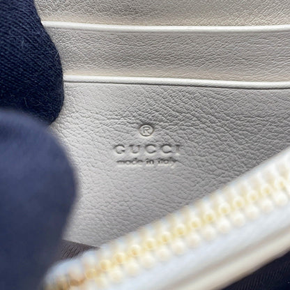GUCCI Blondie Chain Wallet Off-white725219 Leather
